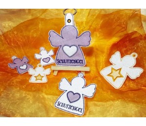 Stickdatei ITH - Schlüsselanhänger Engel Schutzengel - kostenlos für ehrenamtliche Sticker